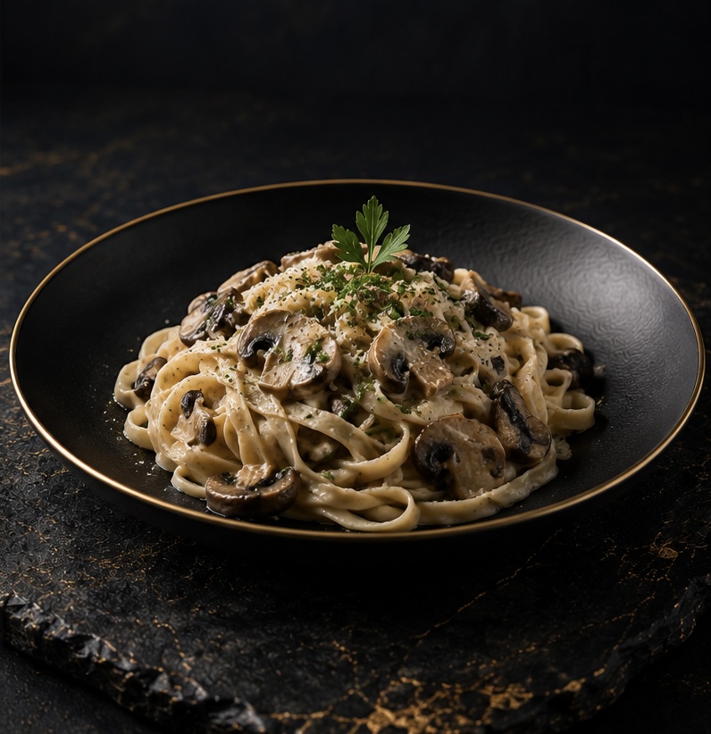 Tagliatelles aux champignons